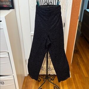 NWT Talbots Black Lace Pants-Sz 12